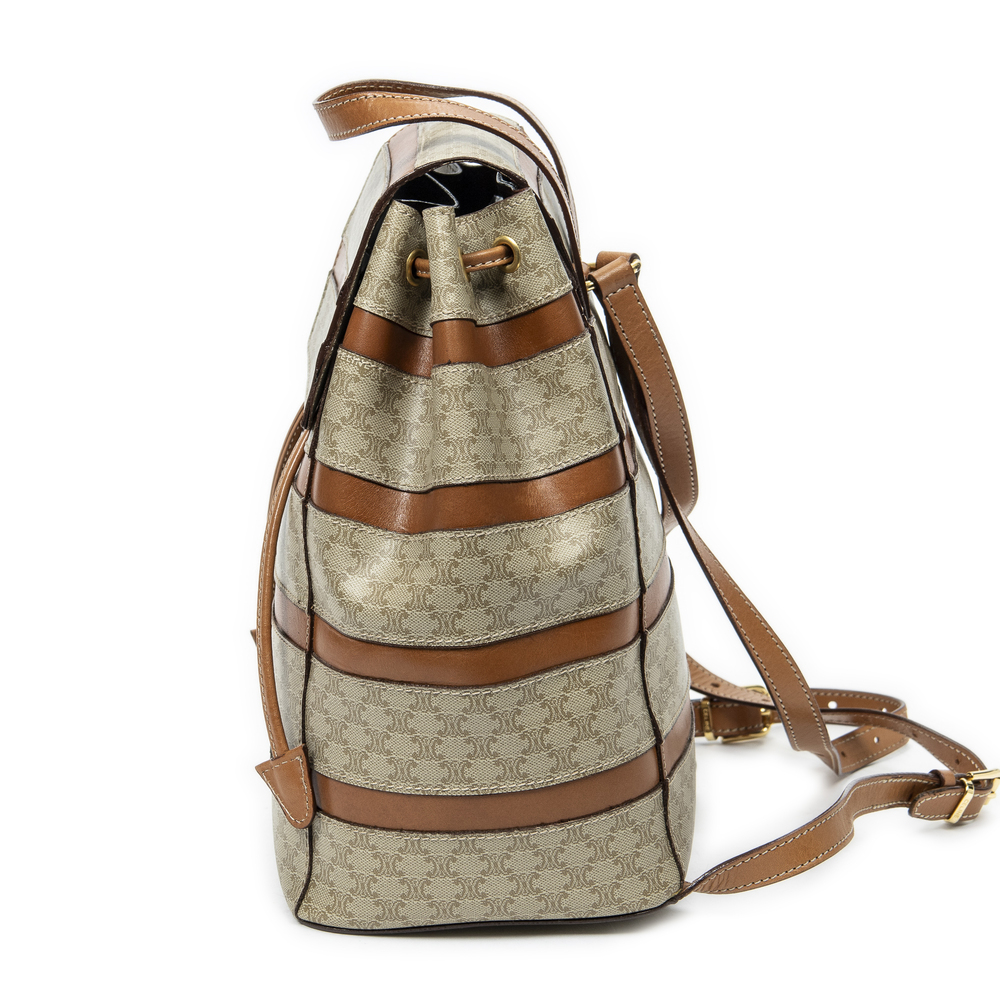 Celine Vintage Drawstring Backpack - image 3